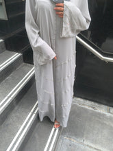 Load image into Gallery viewer, DIAMANTÉ ABAYA GREY
