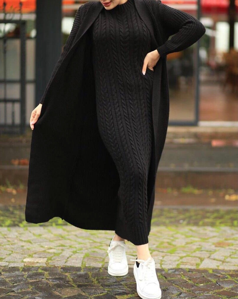 Knitted co-ord dress